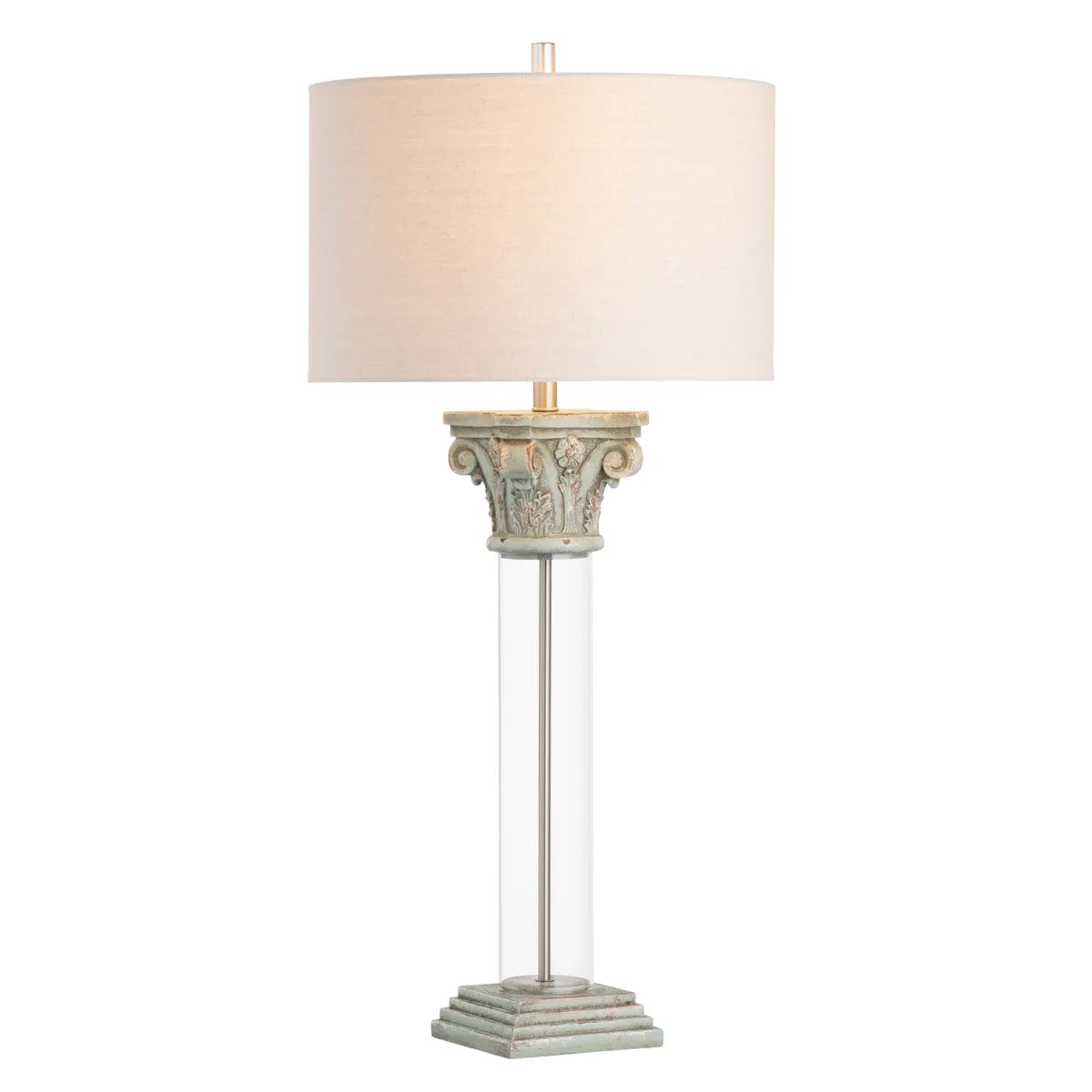 Zaurak of Marblehead Harbor Table Lamps (2-Pack), Transparent, Traditional