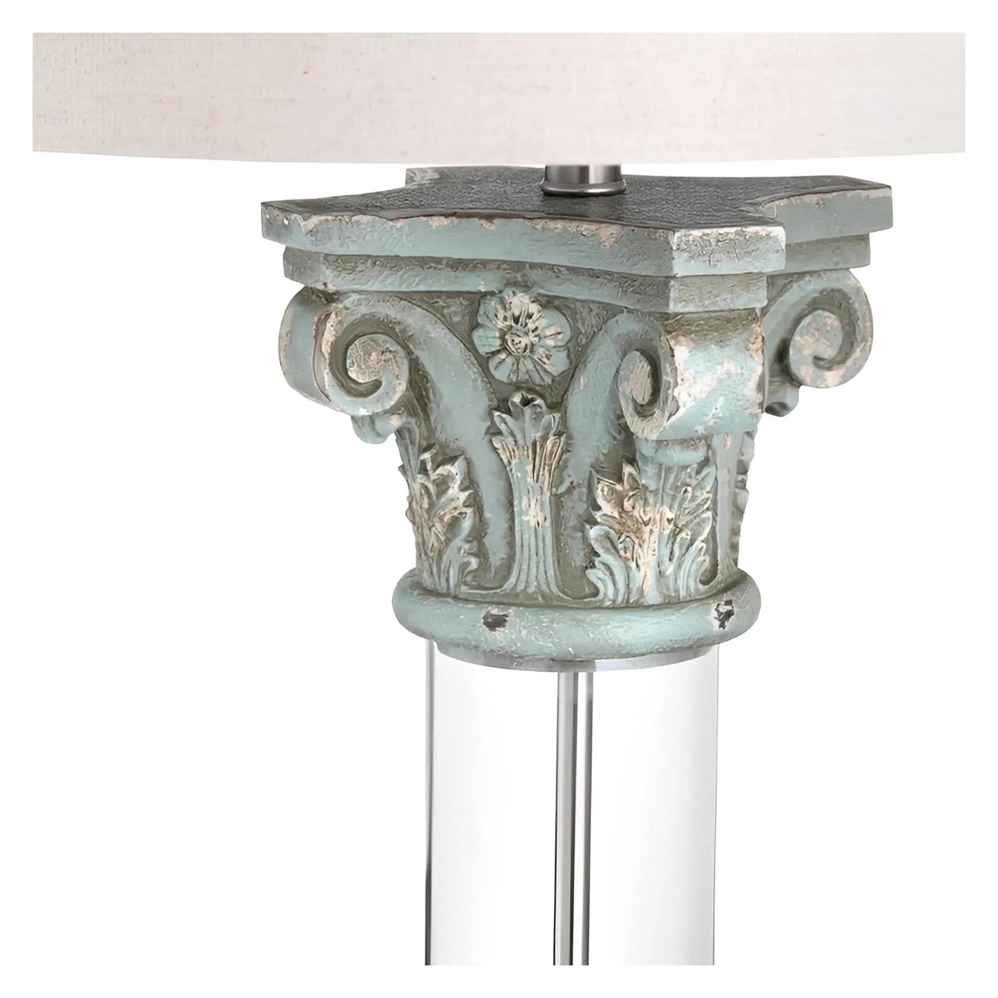 Zaurak of Marblehead Harbor Table Lamps (2-Pack), Transparent, Traditional