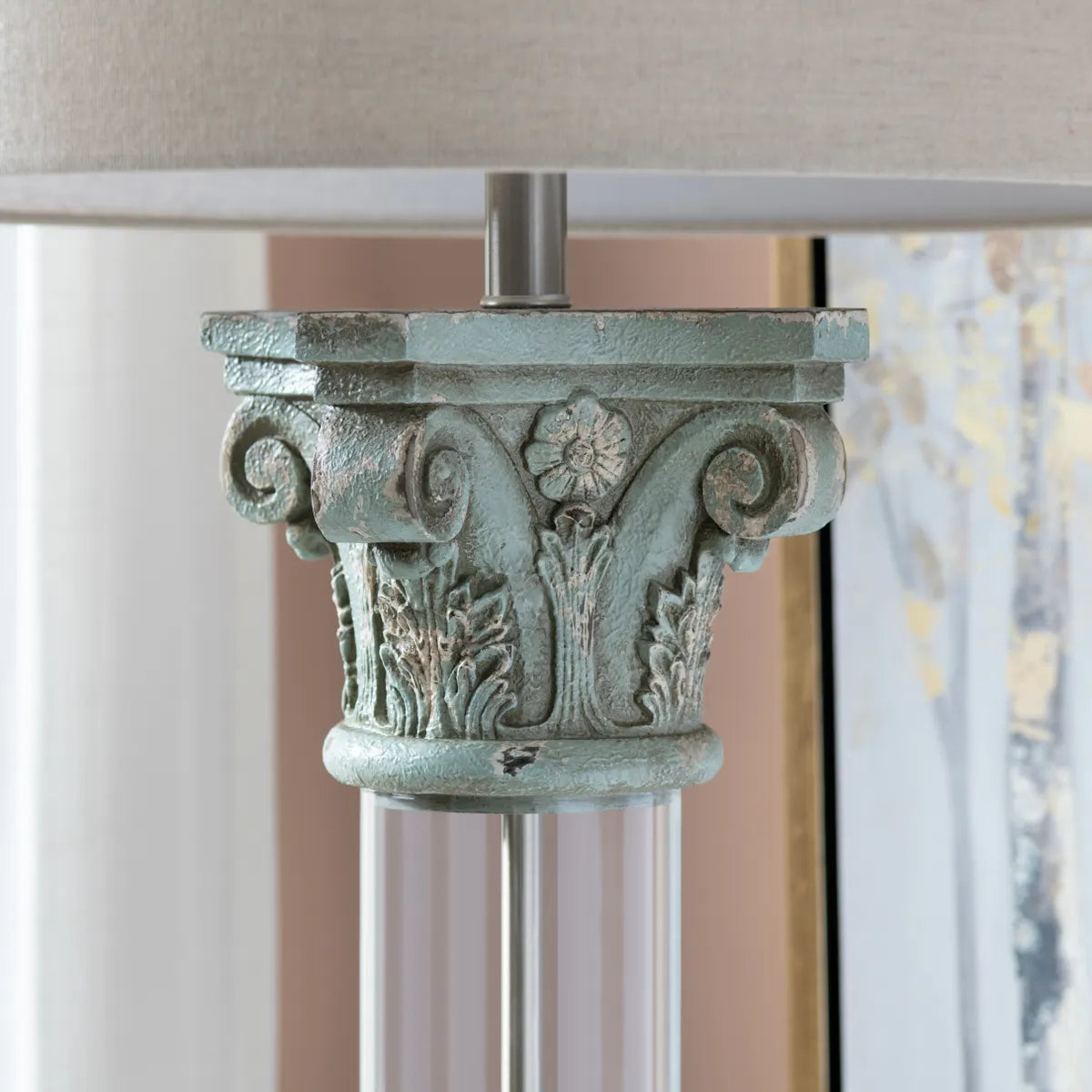 Zaurak of Marblehead Harbor Table Lamps (2-Pack), Transparent, Traditional