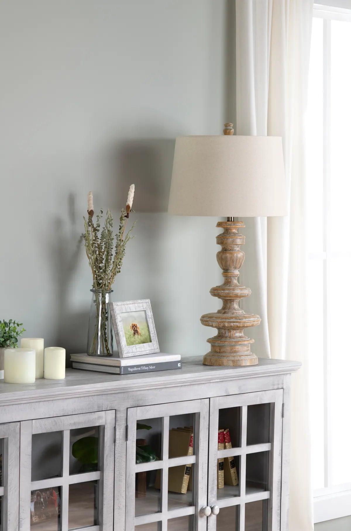 Rigel of Brockton Table Lamps (2-Pack), Natural, Rustic