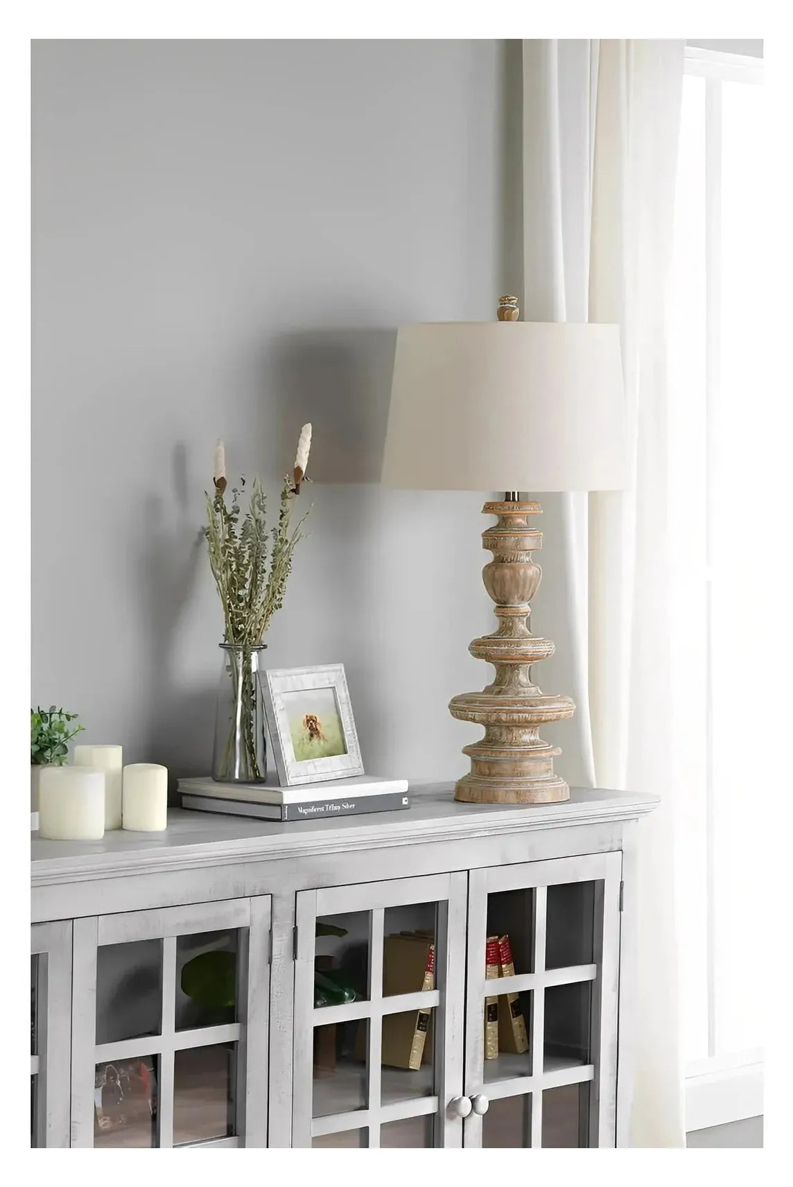 Rigel of Brockton Table Lamps (2-Pack), Natural, Rustic