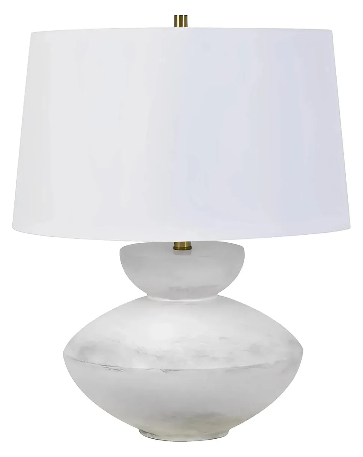 Antares of Salem Table Lamps (2-Pack), White, Contemporary