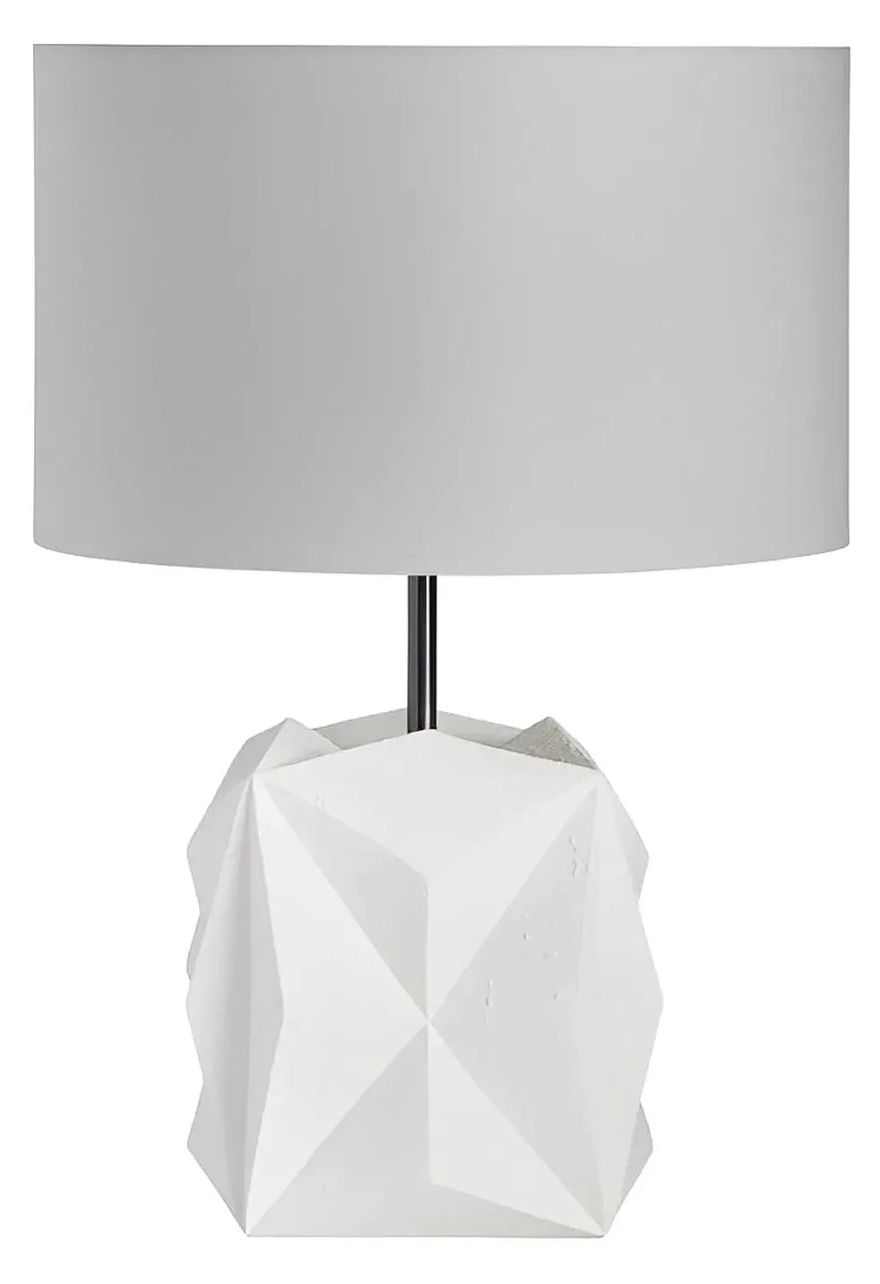 Rho of Westport Table Lamps (2-Pack), White, Contemporary