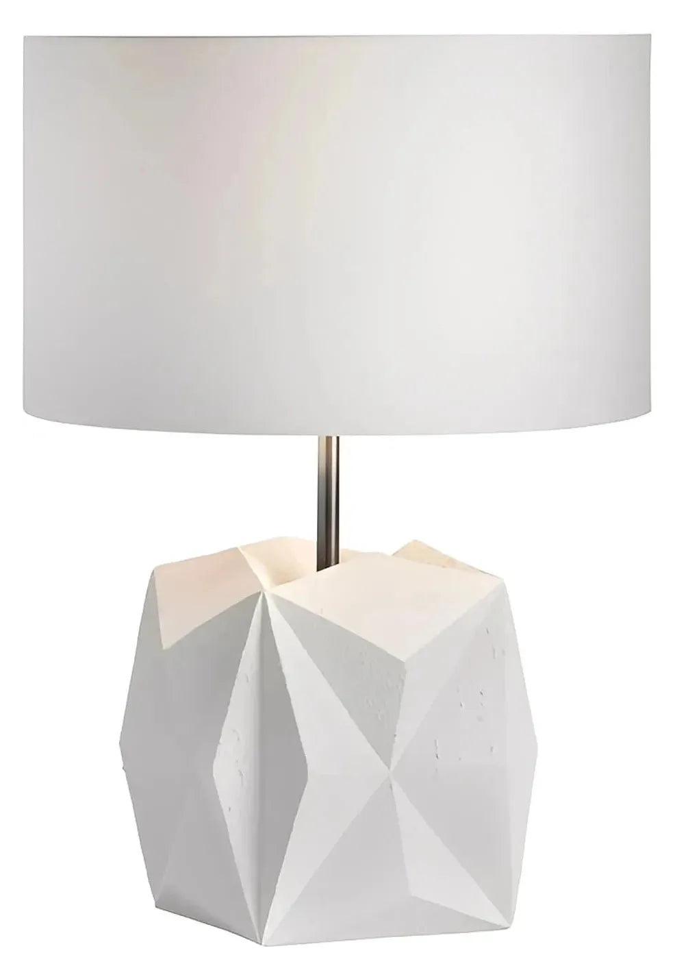 Rho of Westport Table Lamps (2-Pack), White, Contemporary