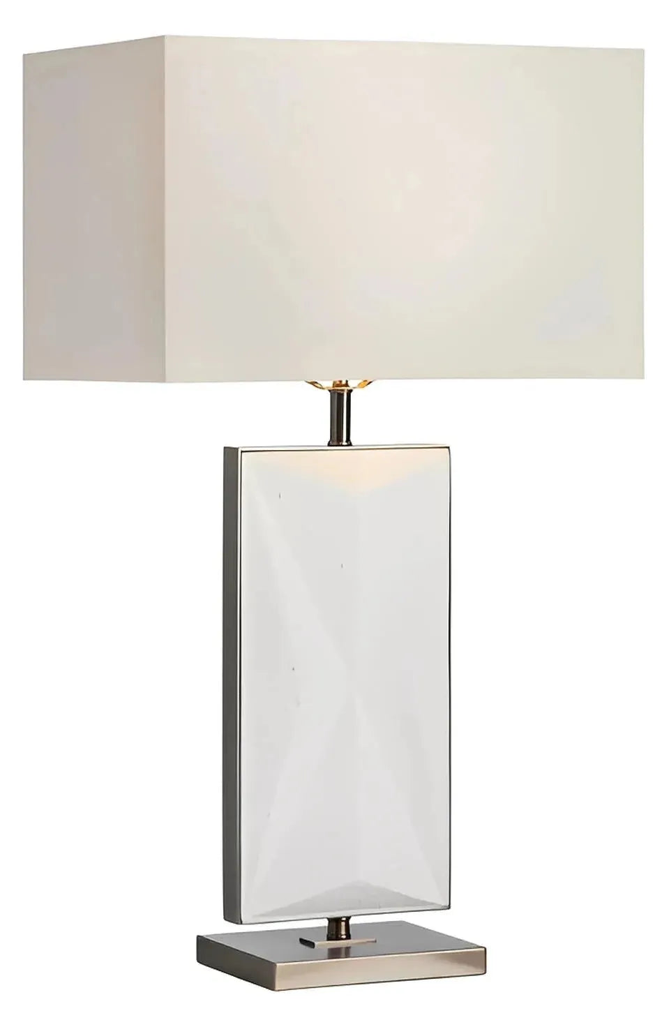 Markab of Manchester Table Lamps (2-Pack), White, Contemporary