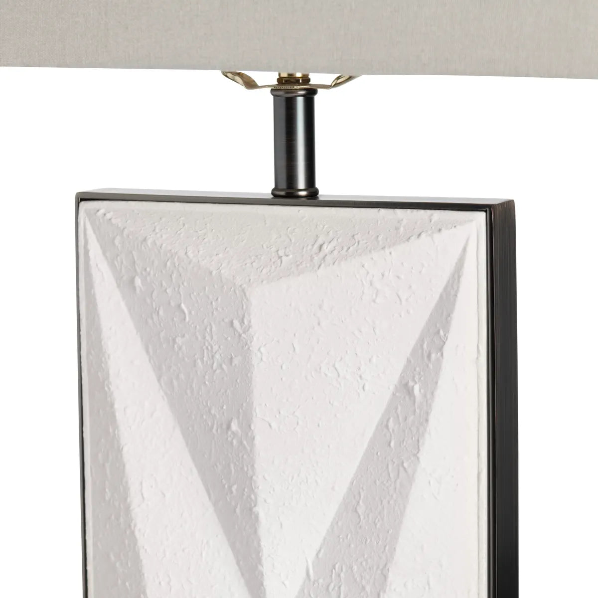 Markab of Manchester Table Lamps (2-Pack), White, Contemporary