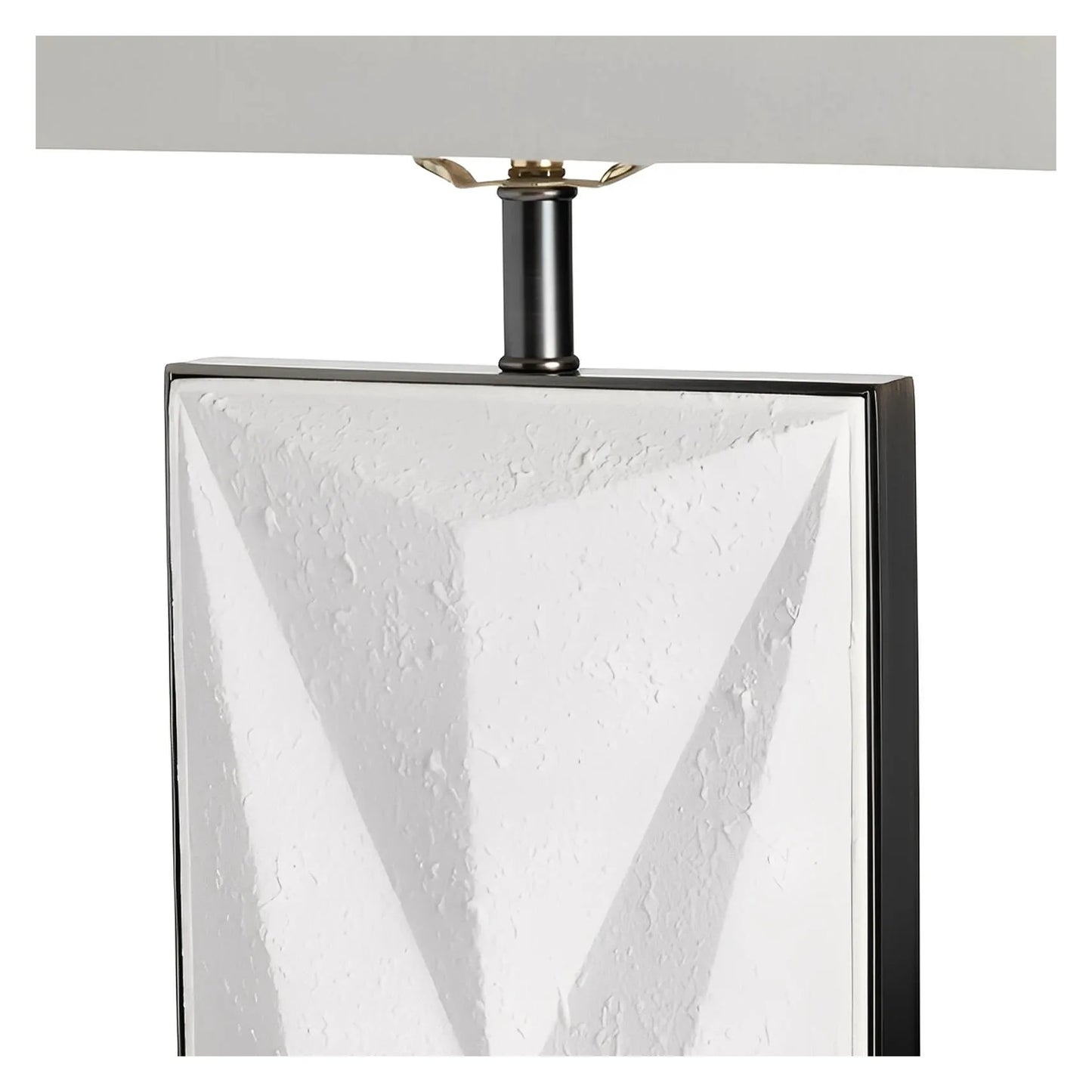 Markab of Manchester Table Lamps (2-Pack), White, Contemporary