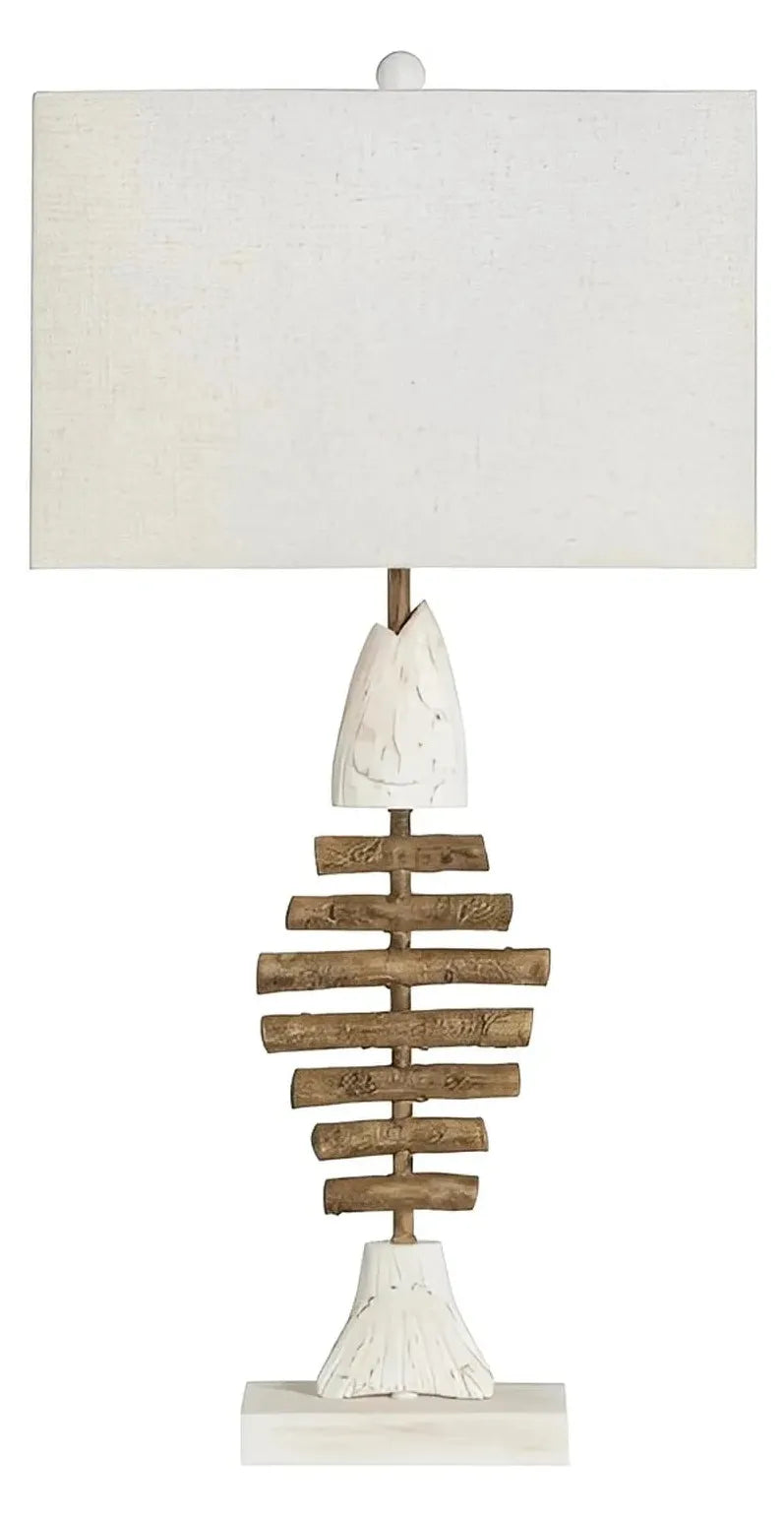 Cursa of Evergreen Bay Table Lamps (2-Pack), White, Coastal