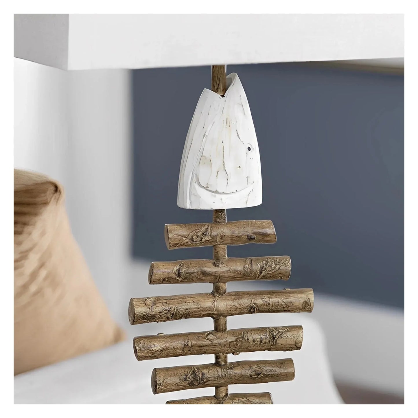 Cursa of Evergreen Bay Table Lamps (2-Pack), White, Coastal