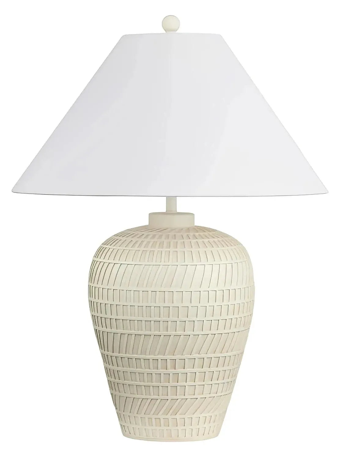 Atlas of Old Orchard Table Lamps (2-Pack), Cream, Transitional