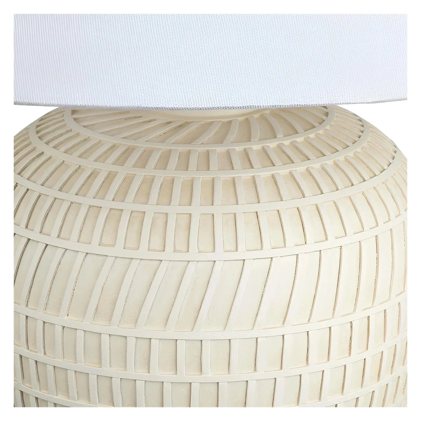 Atlas of Old Orchard Table Lamps (2-Pack), Cream, Transitional