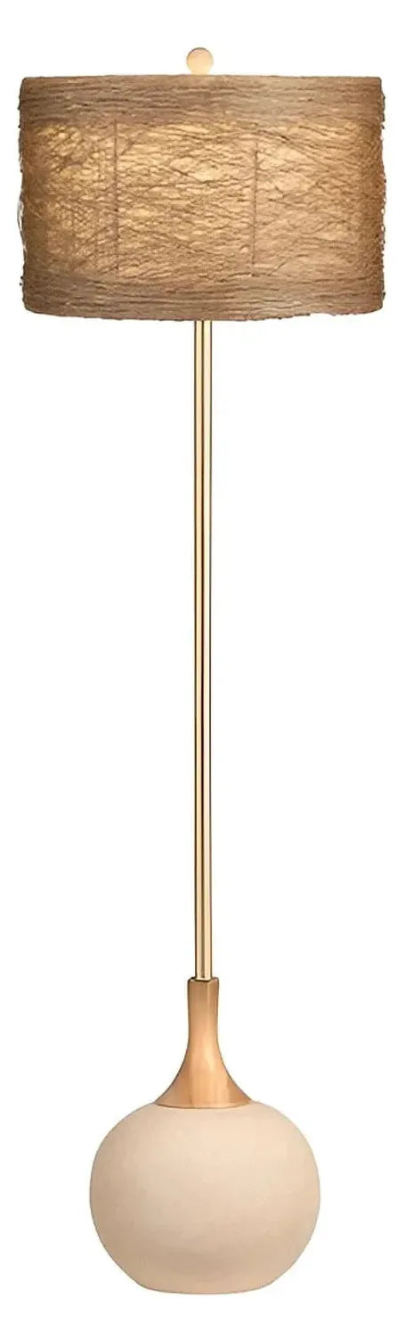 Alpheratz of Waterville Floor Lamp, Tan, Coastal