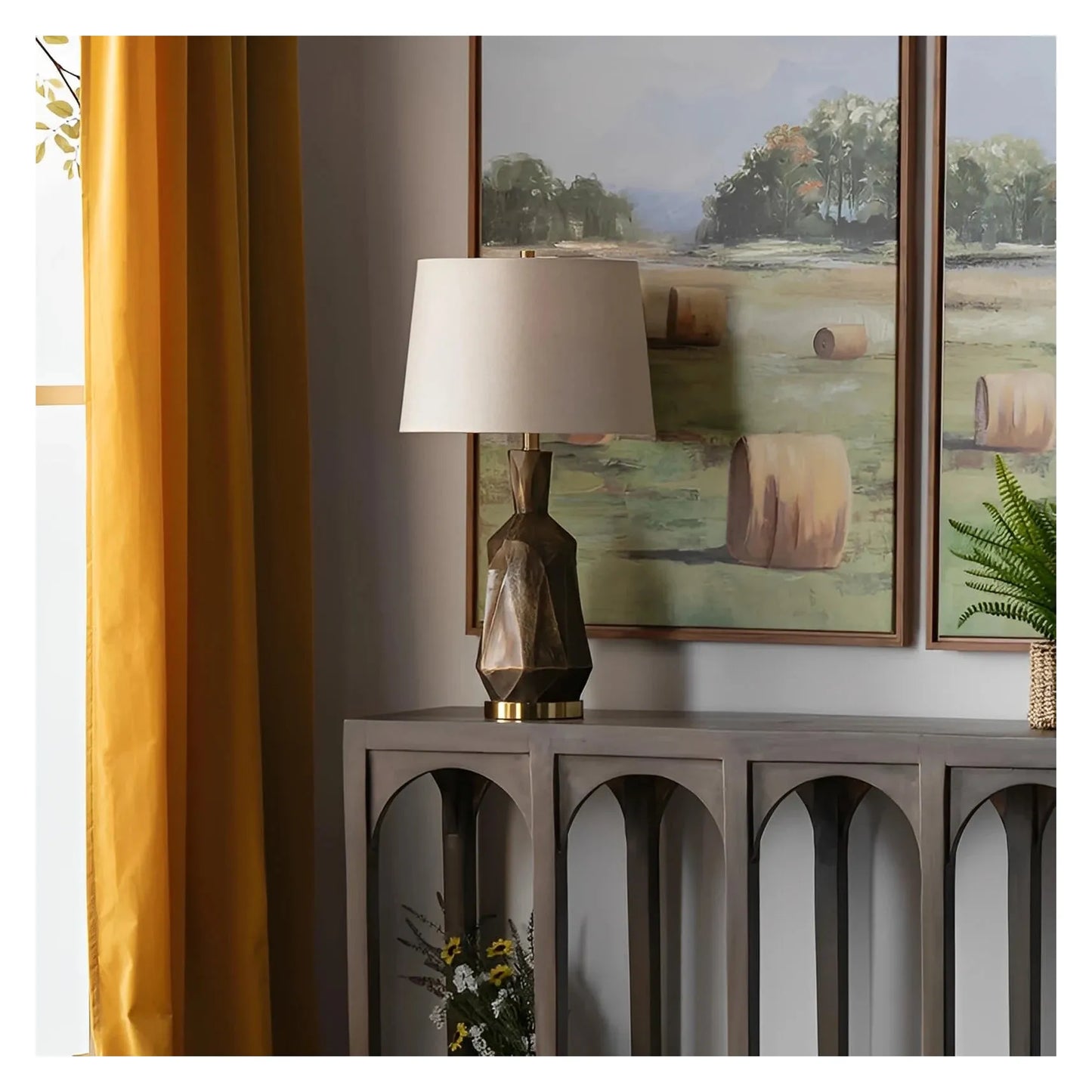 Capella of Sunnyside Table Lamps (2-Pack), Bronze, Transitional