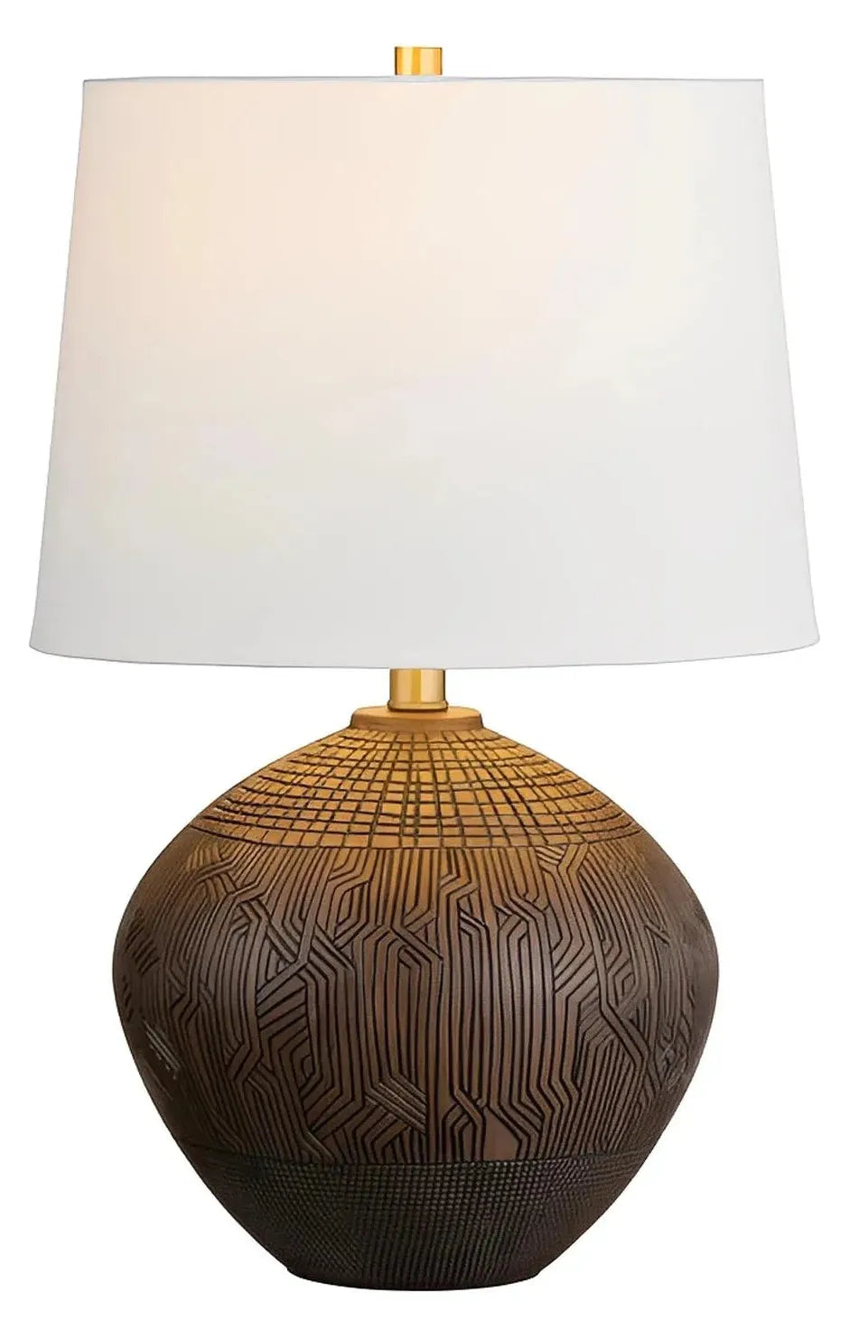 Albali of Cape Ann Table Lamps (2-Pack), Black, Transitional