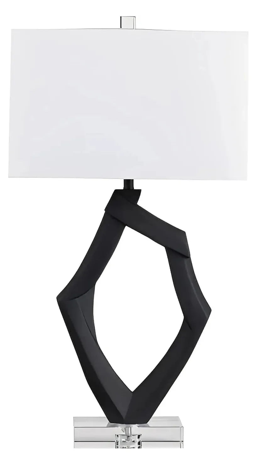 Segin of Manchester Table Lamps (2-Pack), Black, Transitional