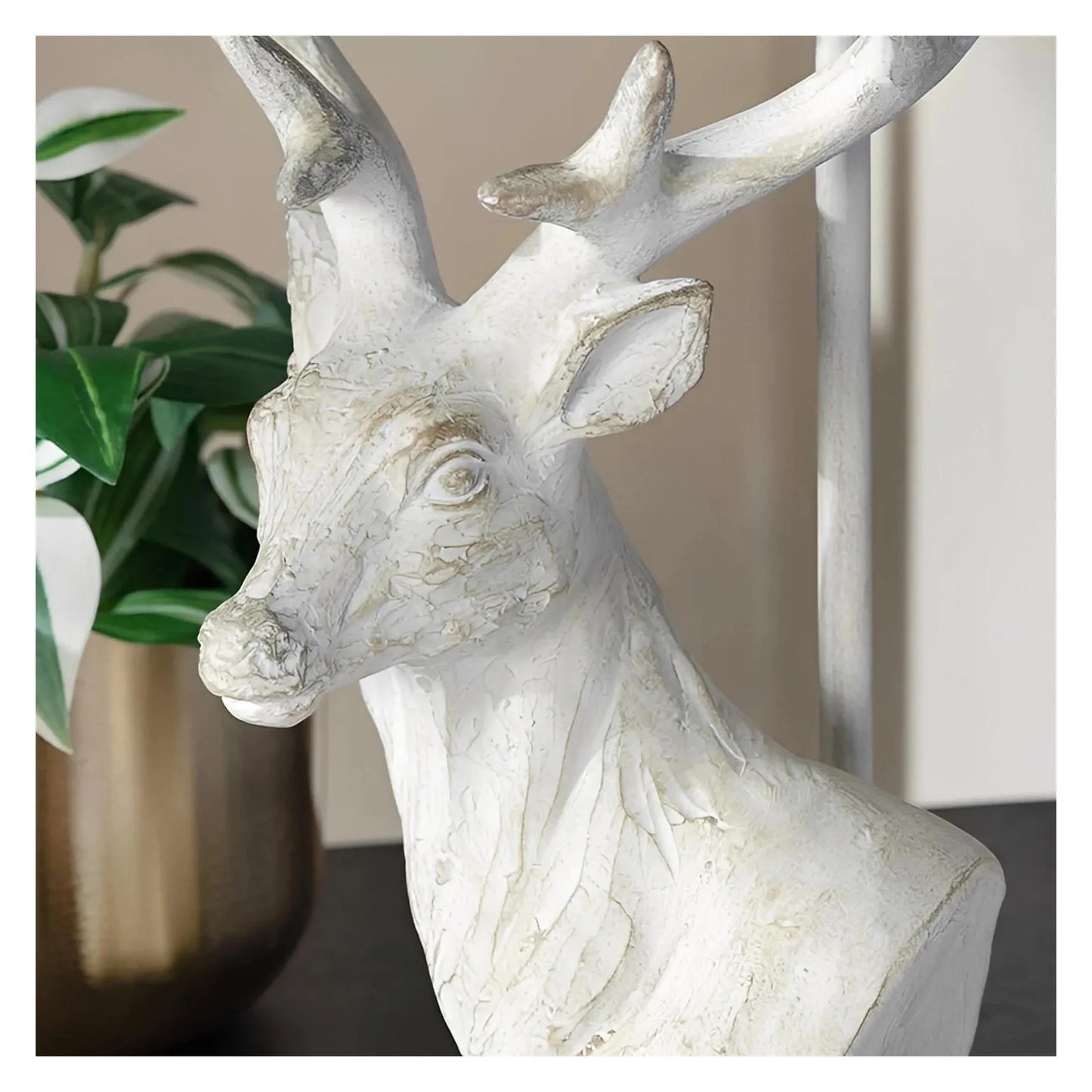 White Buck Table Lamps (2-Pack), Rustic