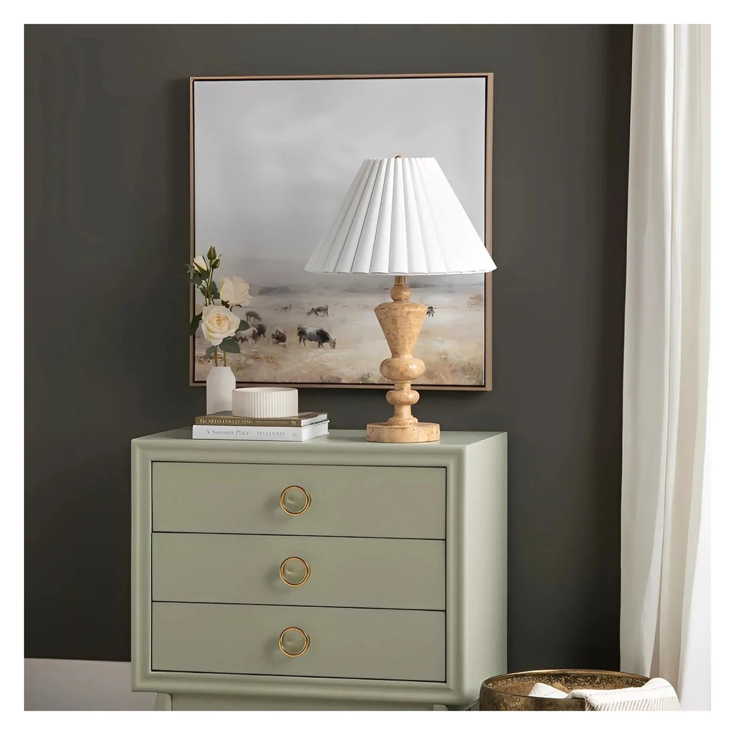 Mintaka of Chestnut Ridge Table Lamps (2-Pack), Brown, Transitional