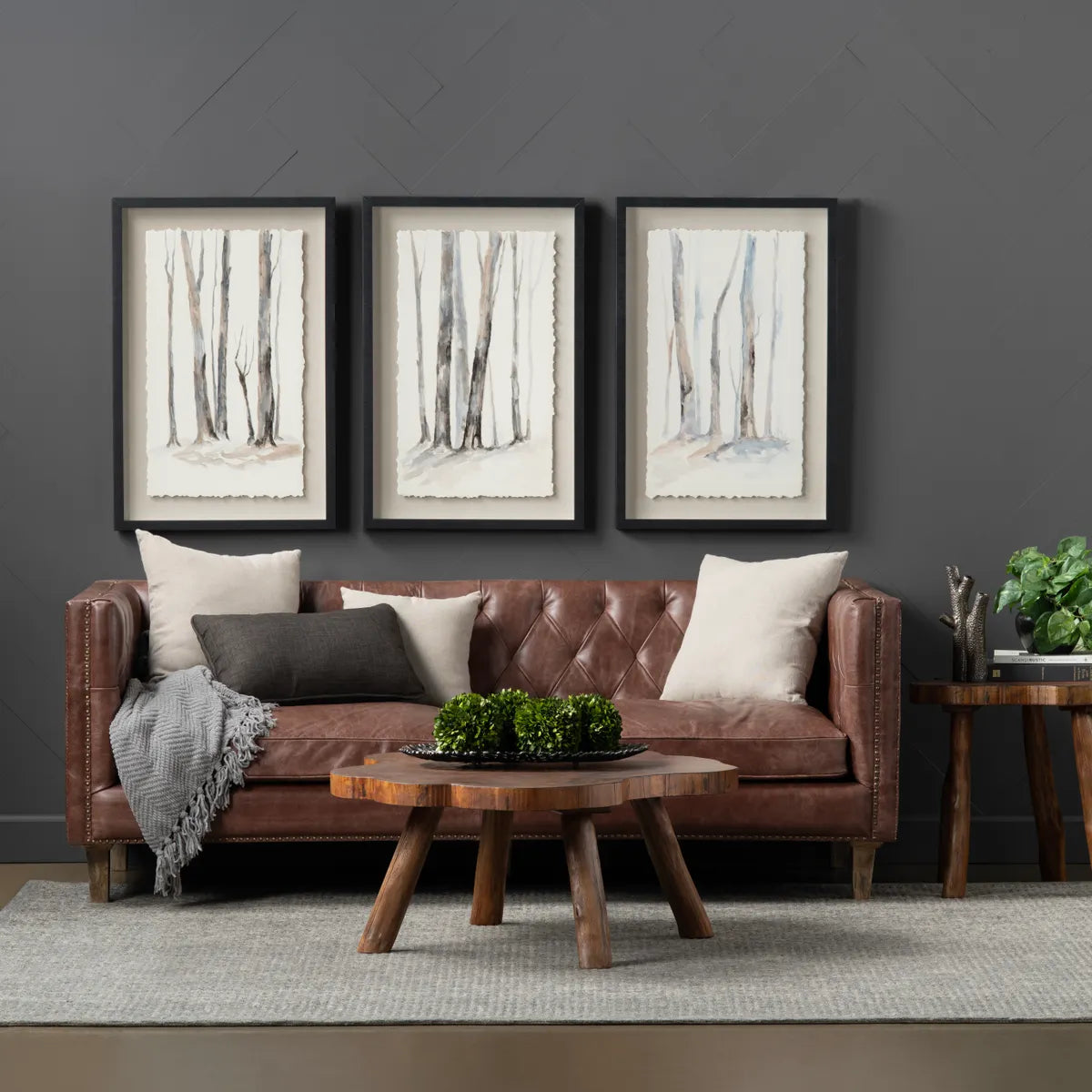 Ashfield Natural Edge Cocktail or Coffee Table