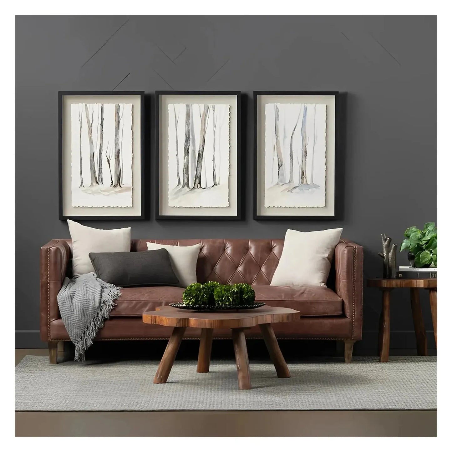 Ashfield Natural Edge Cocktail or Coffee Table