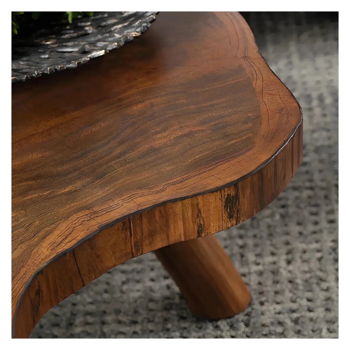 Ashfield Natural Edge Cocktail or Coffee Table
