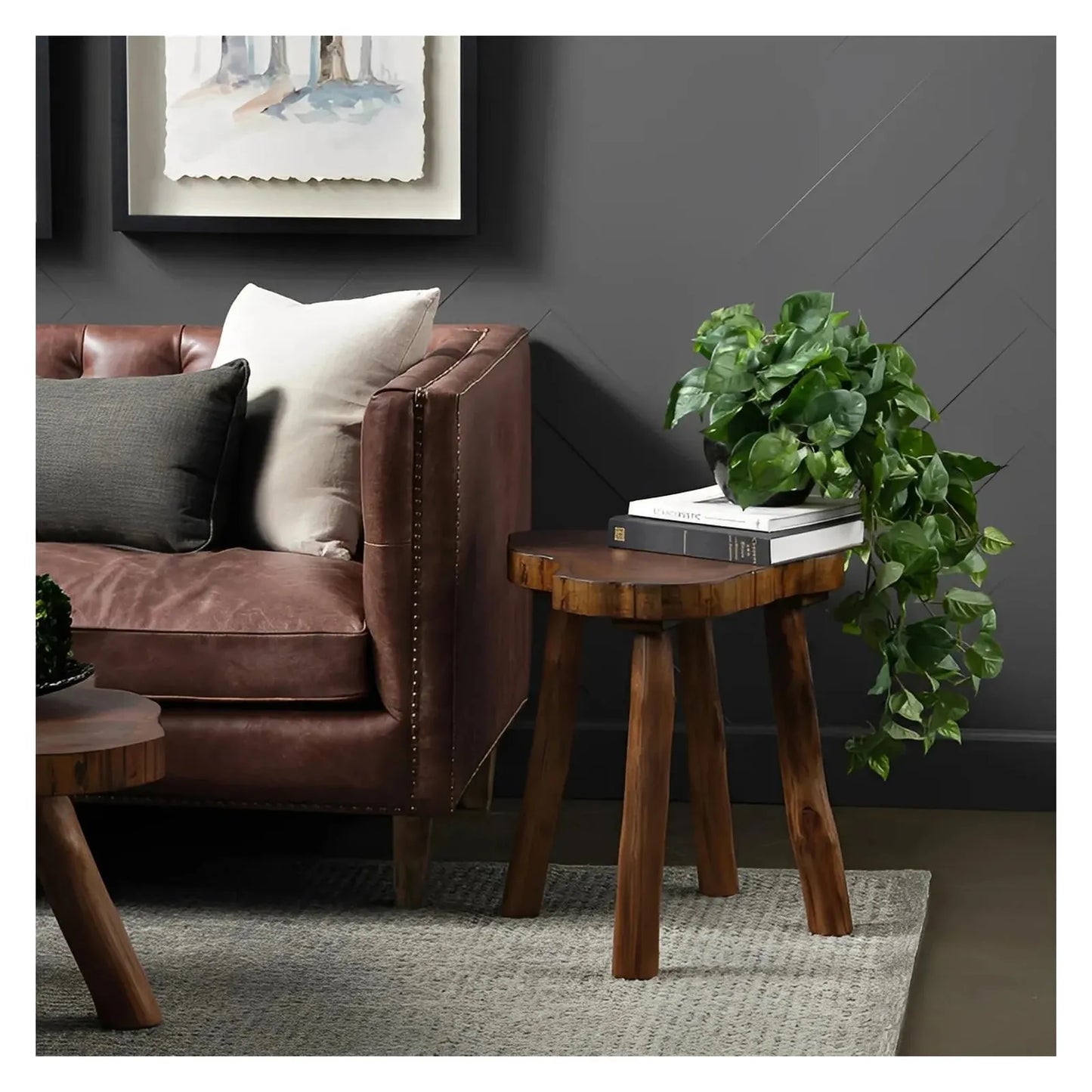 Ashfield End Table (Set of 2) - Solid Wood