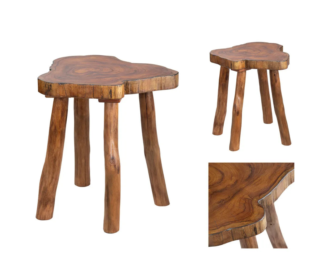 Ashfield End Table (Set of 2) - Solid Wood