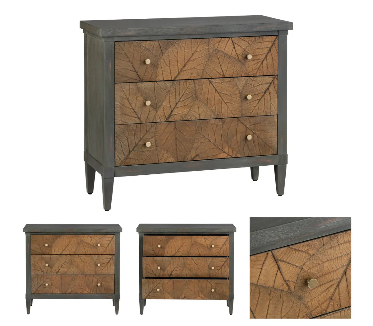 Kennebunk Painted Nightstands (2-Pack), Wood, Rustic, solid wood craftsmanship, distressed wood texture