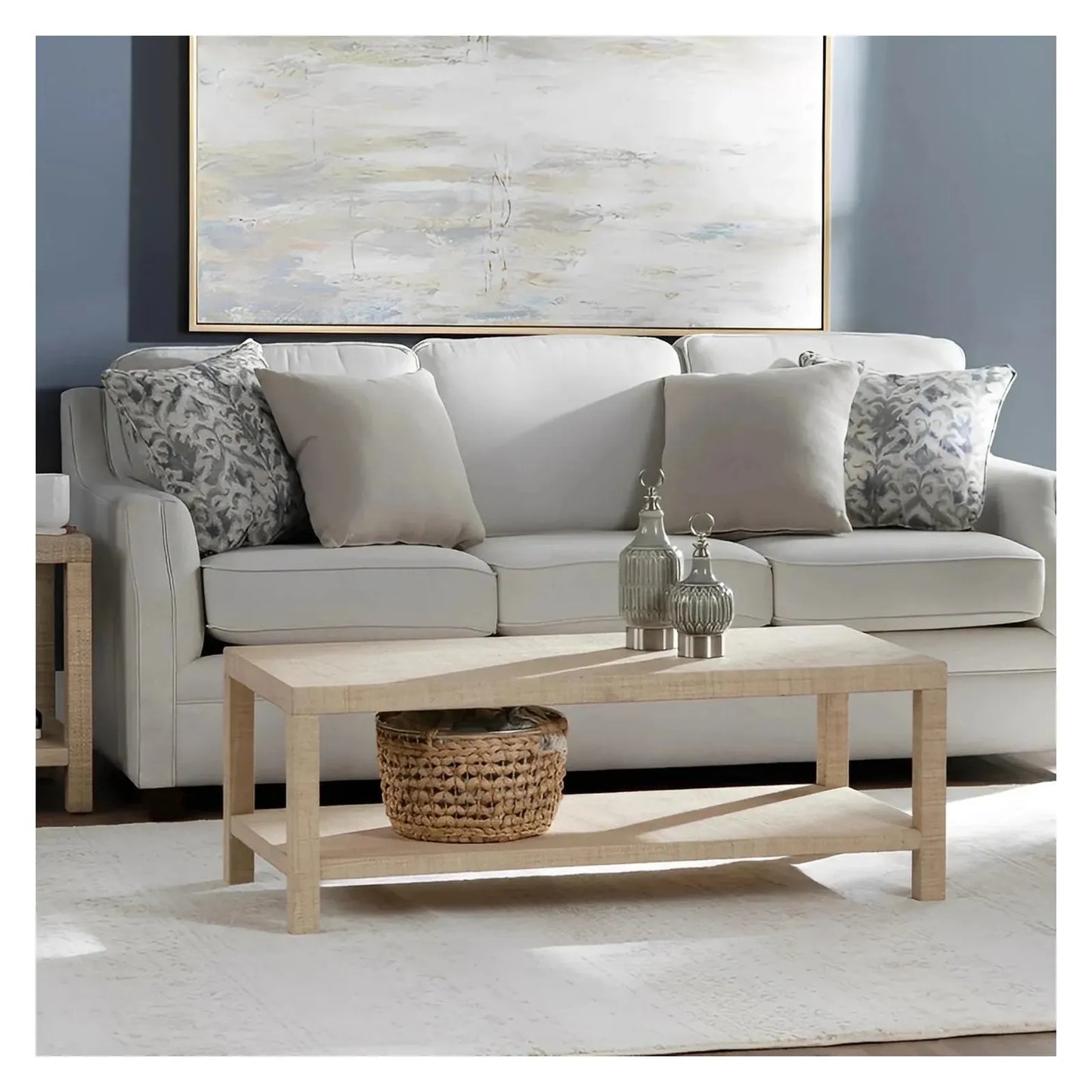 Brighton Woven Finish Cocktail or Coffee Table