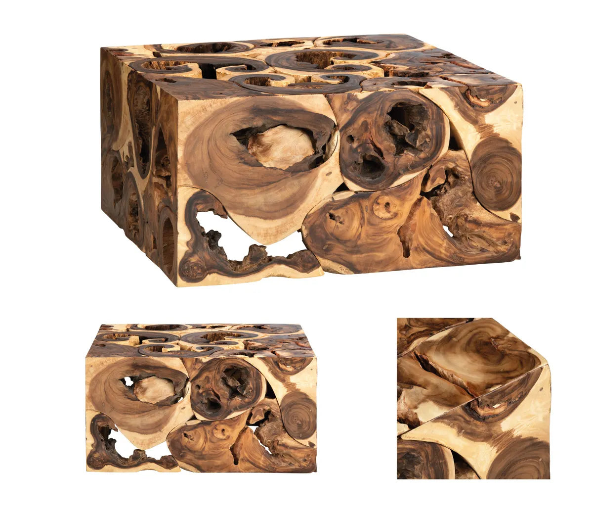 Ashcroft Root Block Cocktail or Coffee Table