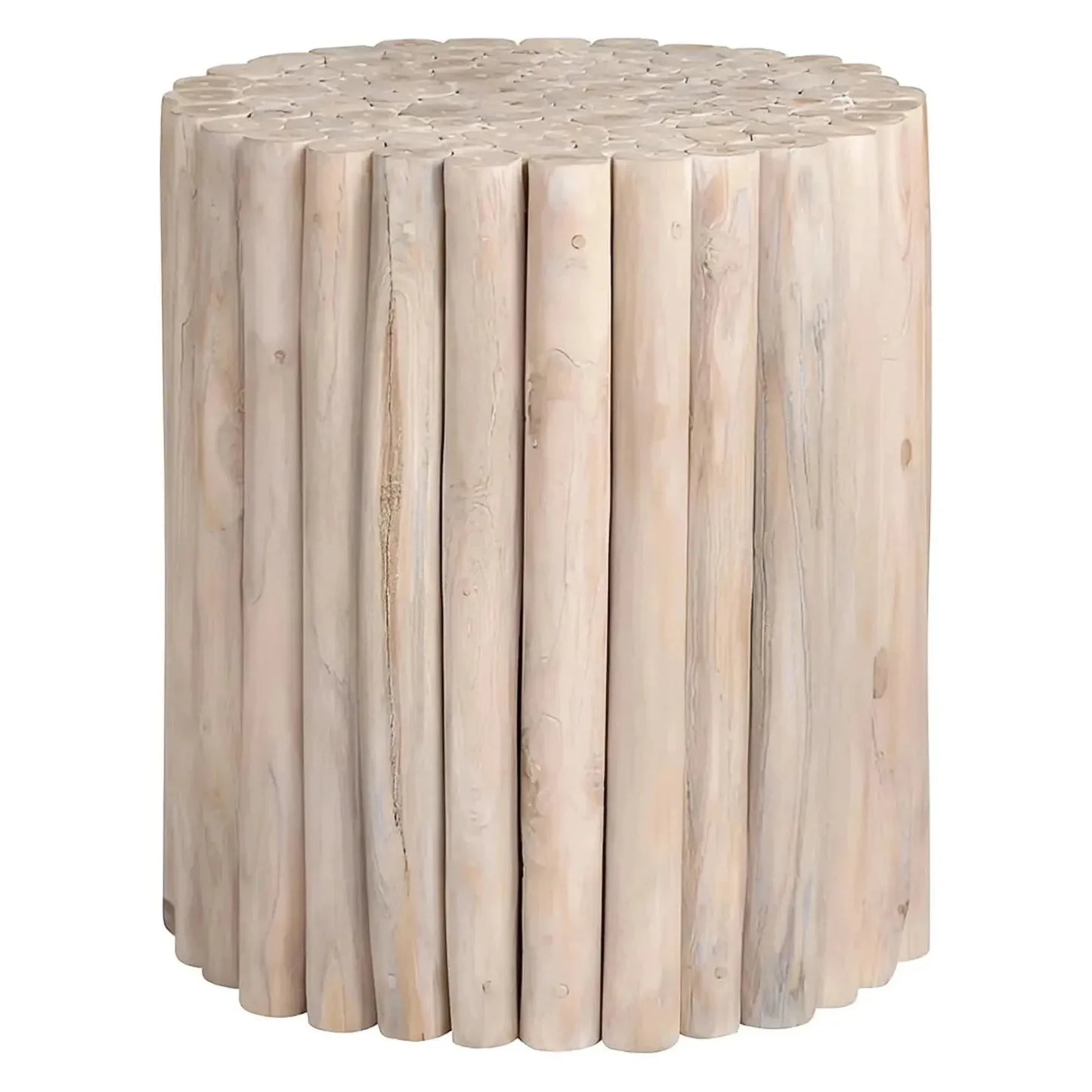 Bexley End Table (Set of 2) - Cylindrical - Solid Wood