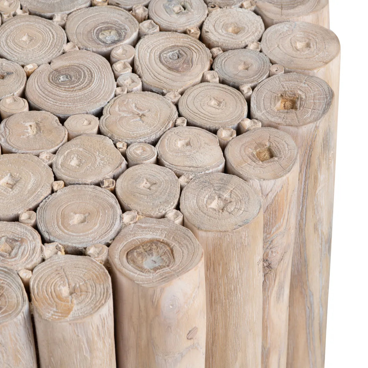 Bexley End Table (Set of 2) - Cylindrical - Solid Wood