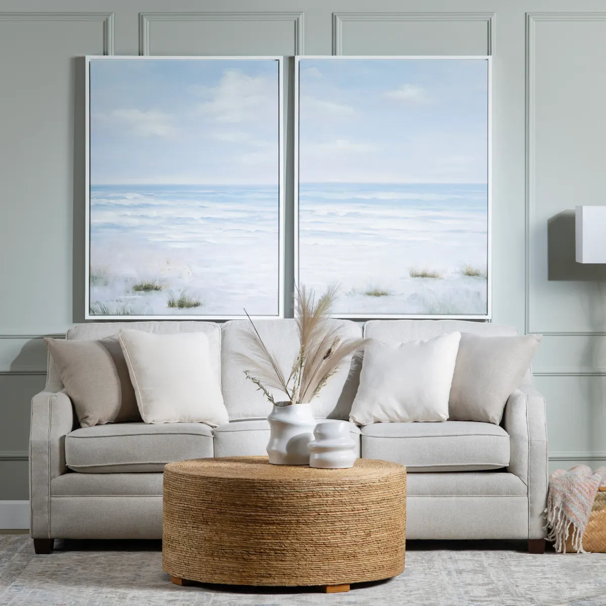 Caribbean Islands Banana Rope Cocktail or Coffee Table
