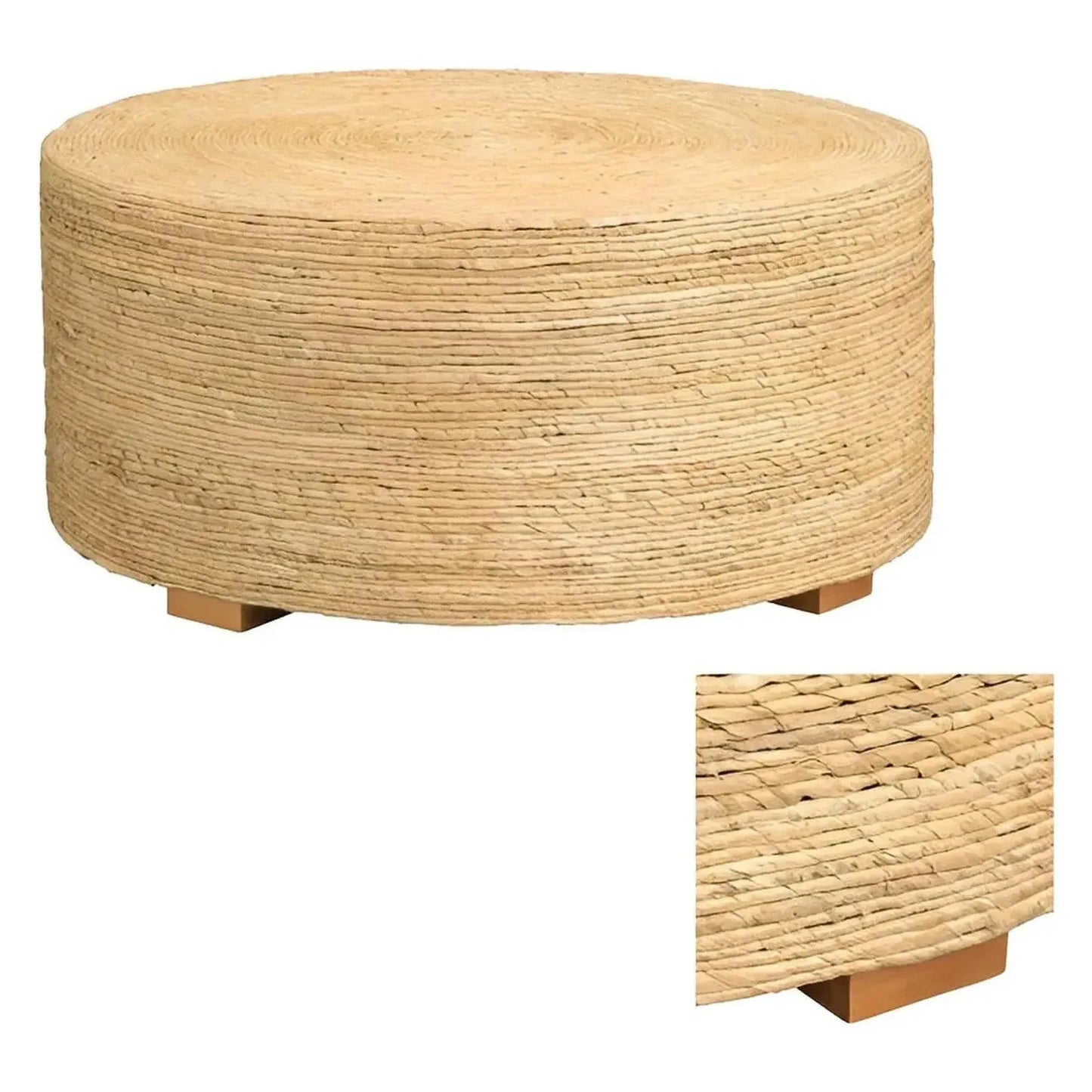 Caribbean Islands Banana Rope Cocktail or Coffee Table