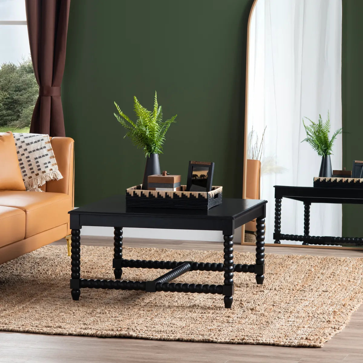 Wentworth Spindle-Leg Cocktail or Coffee Table