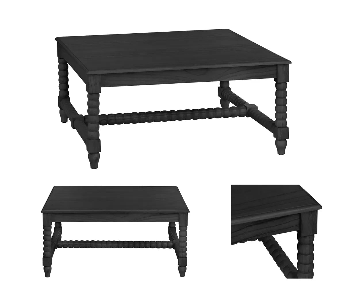 Wentworth Spindle-Leg Cocktail or Coffee Table
