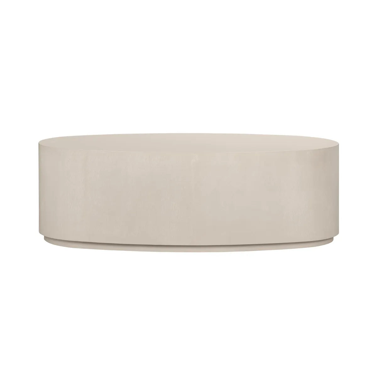 Ashbury Oval Plinth Cocktail or Coffee Table