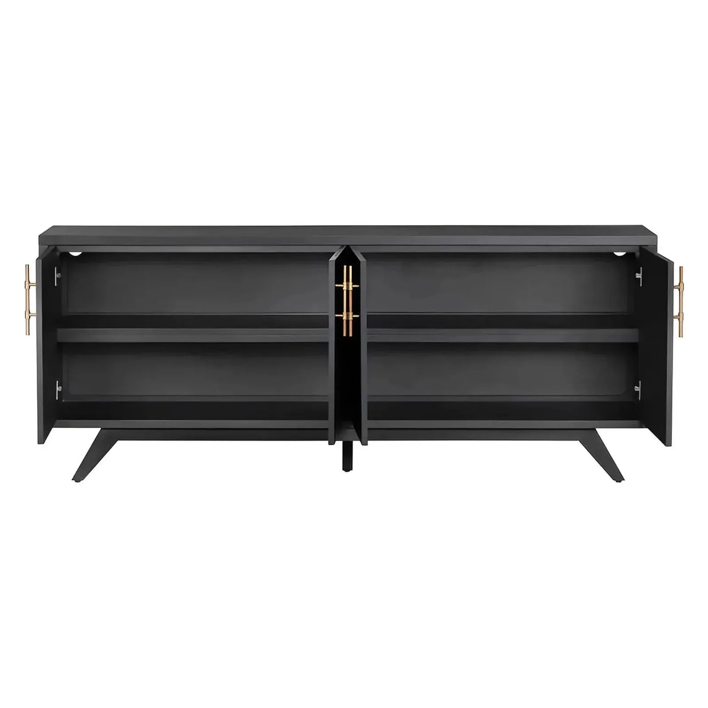 Kingsley Four-door Sideboard, Buffet, or Credenza | 80 x 15.5 x 32.5 (in)