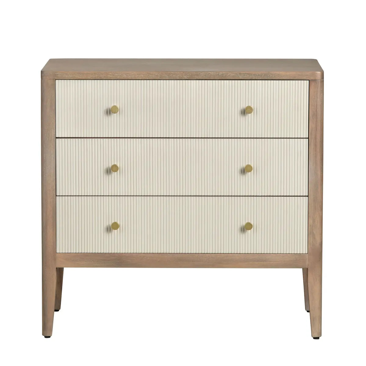 Stockbridge Brown Nightstands (2-Pack), Veneer, Wood, Transitional, tapered legs, solid wood craftsmanship