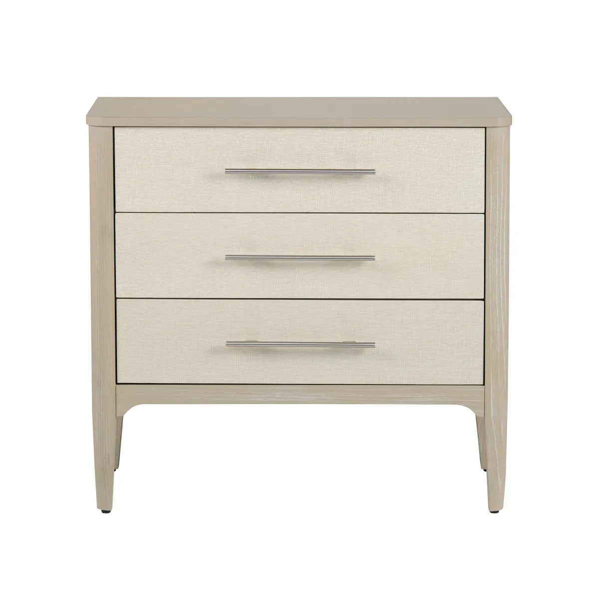 Litchfield White Nightstands (2-Pack), Wood, Transitional, tapered legs, solid wood craftsmanship