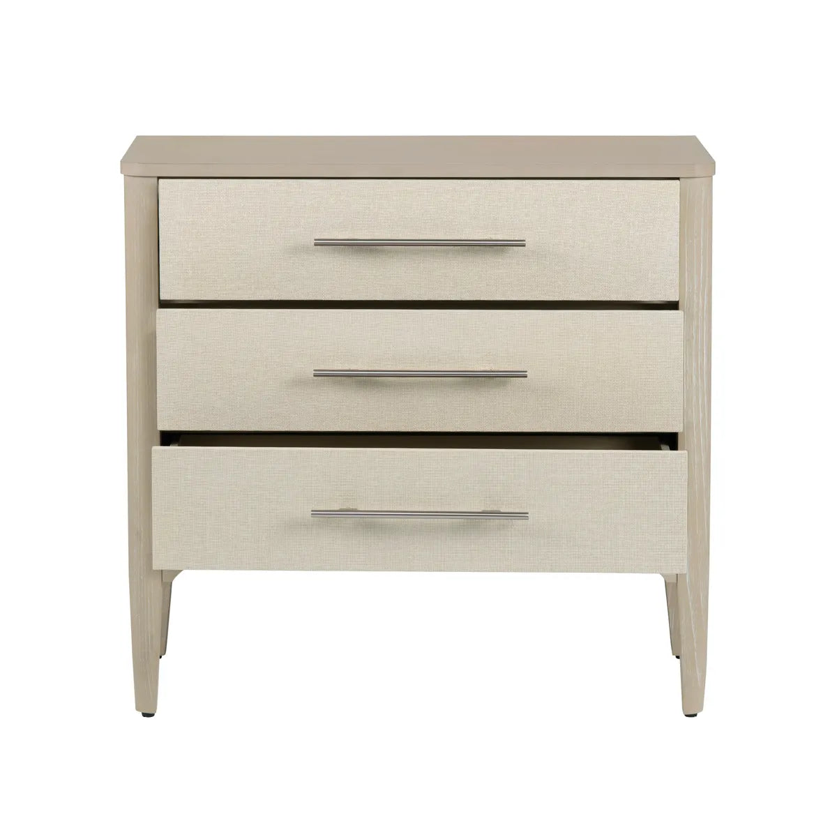 Litchfield White Nightstands (2-Pack), Wood, Transitional, tapered legs, solid wood craftsmanship