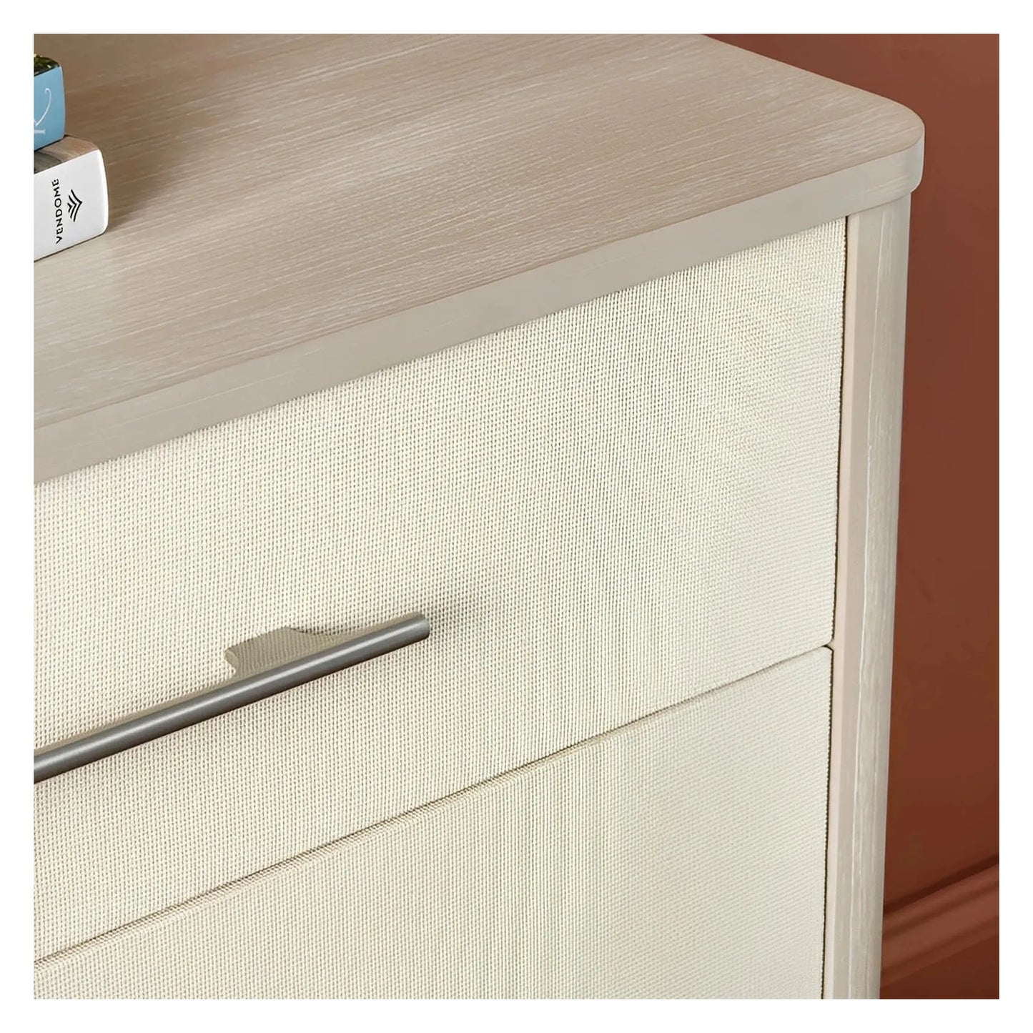 Litchfield White Nightstands (2-Pack), Wood, Transitional, tapered legs, solid wood craftsmanship