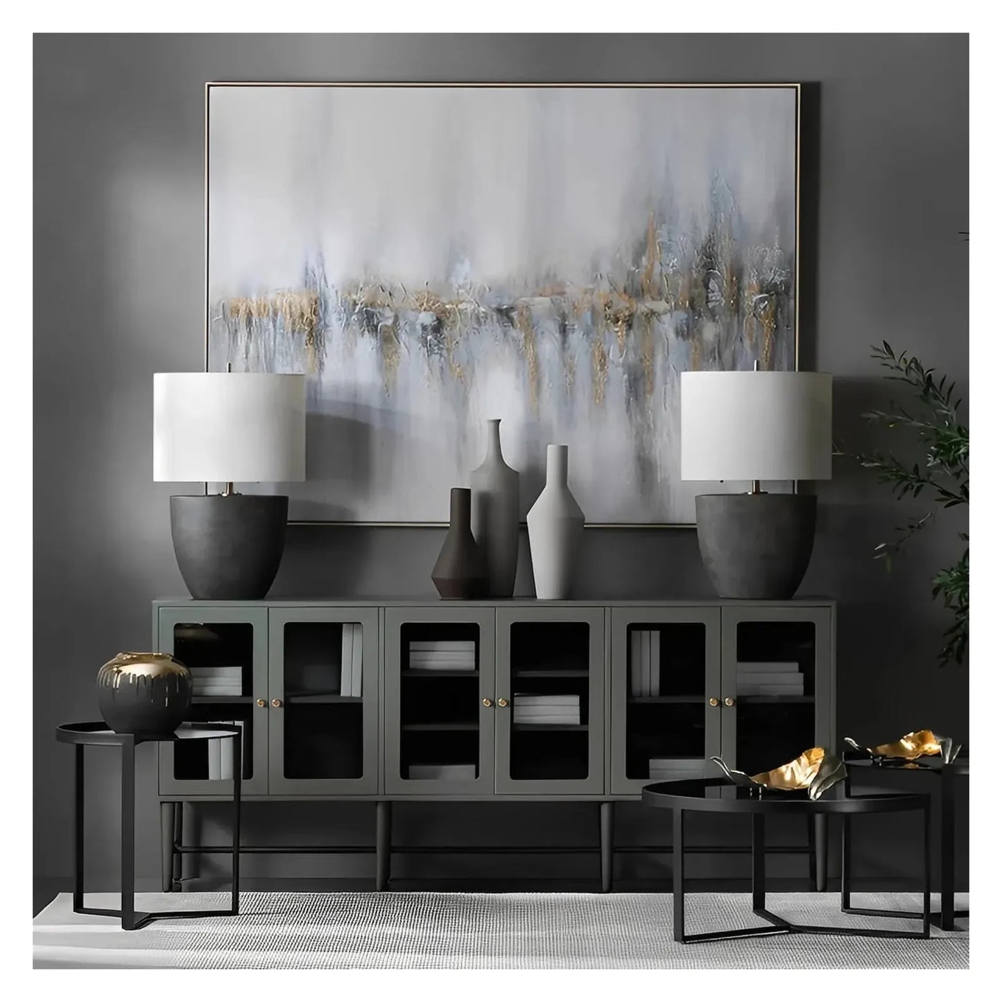 Hollingsworth Green Sideboard - Green - Transitional