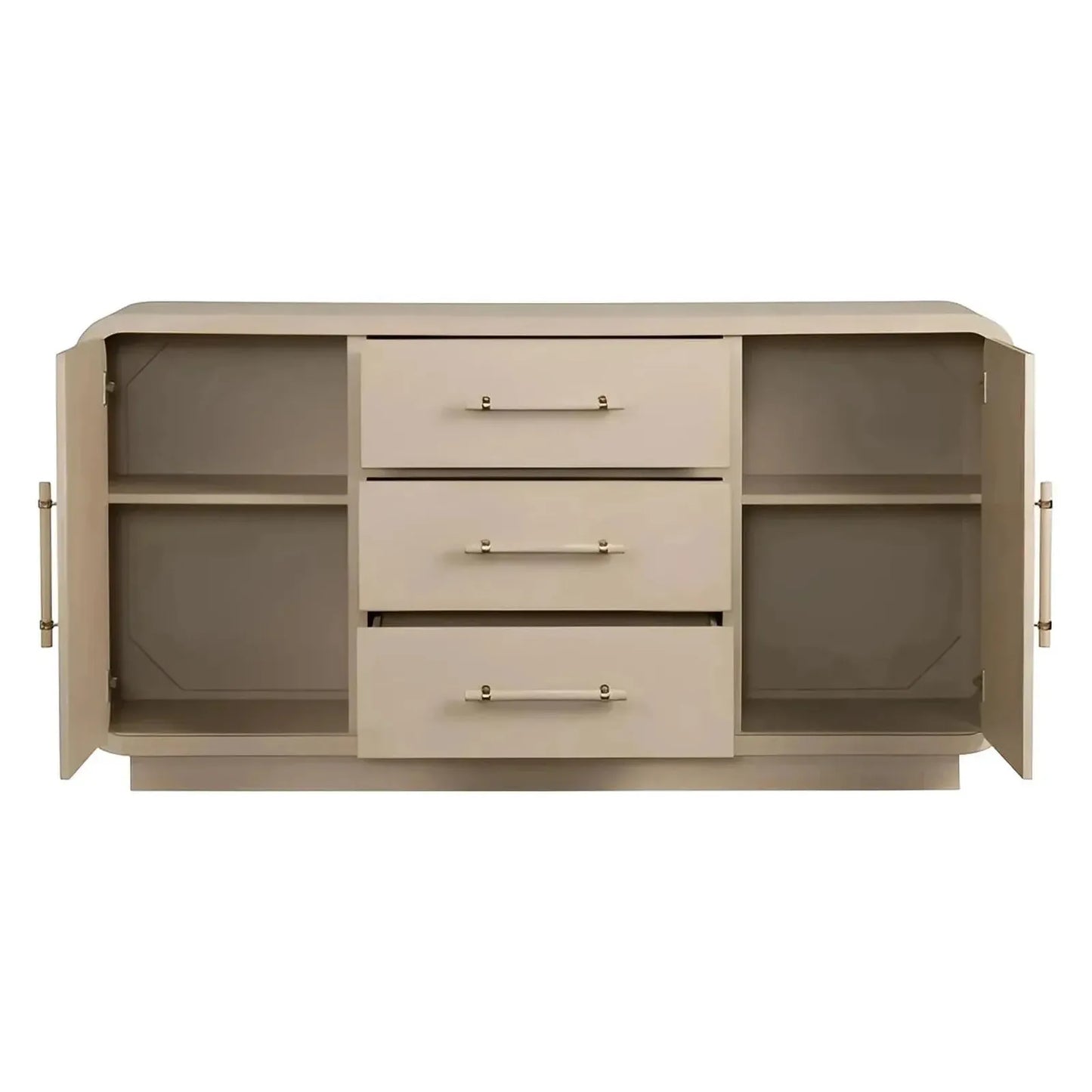 Ironvale Media Console - Natural - Coastal, Transitional