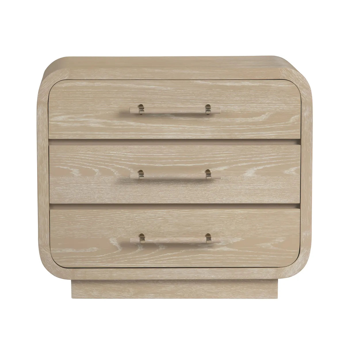 Watkins Glen Natural Nightstands (2-Pack) Coastal, Transitional, tapered legs, felt-lined top drawers