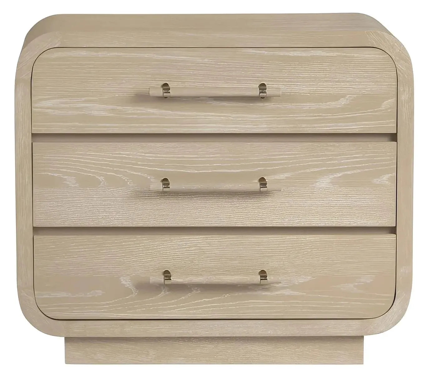 Watkins Glen Natural Nightstands (2-Pack) Coastal, Transitional, tapered legs, felt-lined top drawers