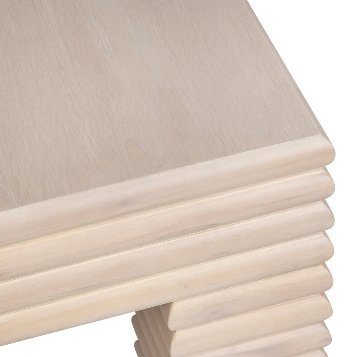 Wellington Ribbed Leg Square Cocktail or Coffee Table