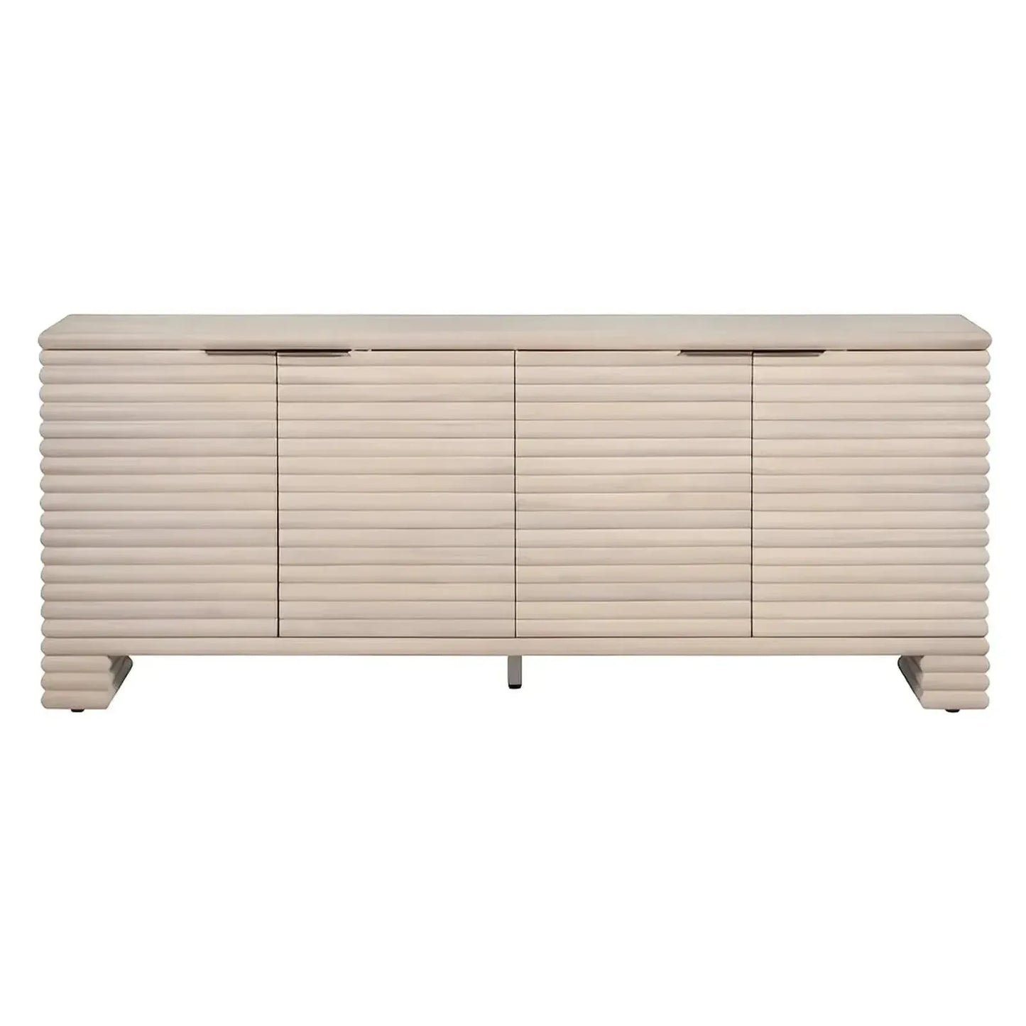 Mapleglen Four-Door Cabinet - Natural - Coastal, Transitional