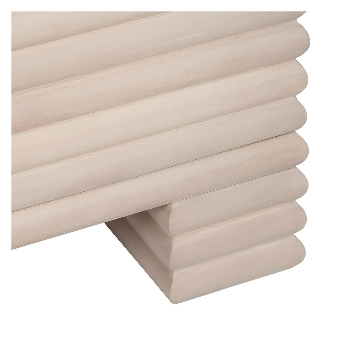 Mapleglen Four-Door Cabinet - Natural - Coastal, Transitional