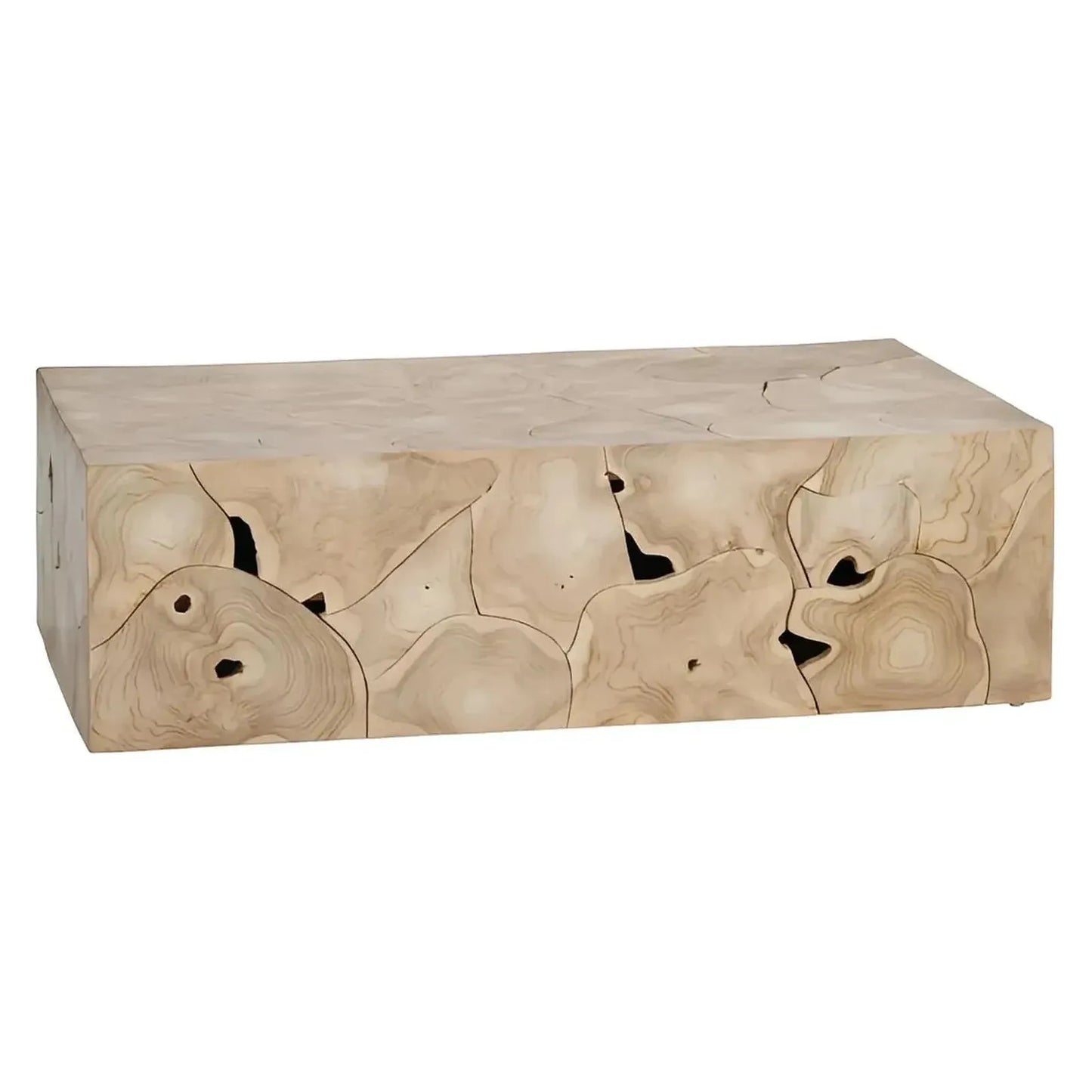 Whitmore Organic Slice Block Cocktail or Coffee Table