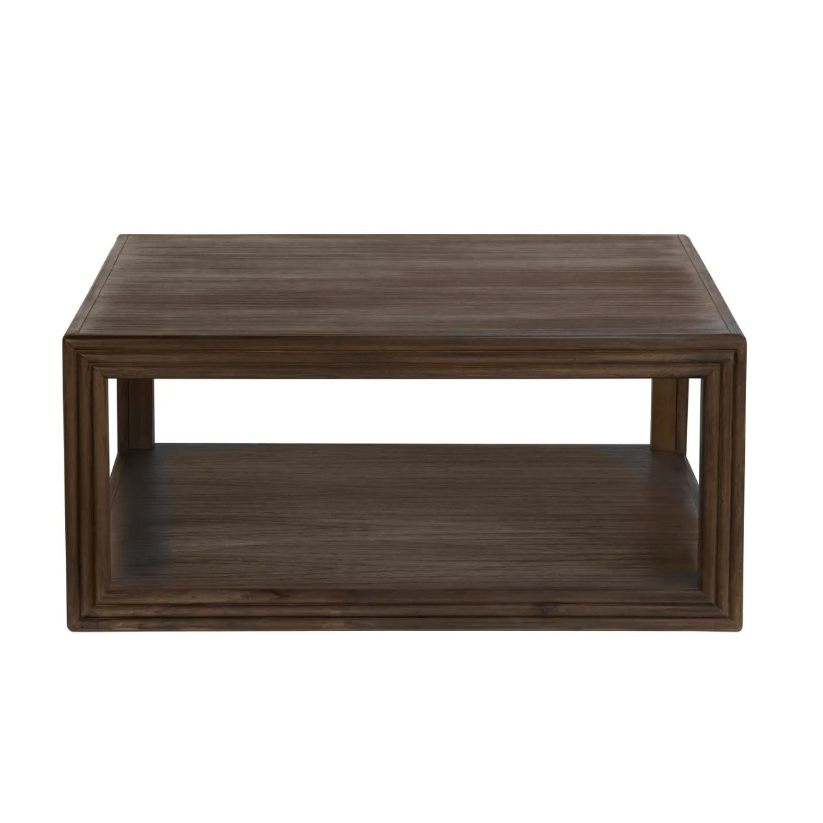 Hastings Open Frame Square Wood Cocktail or Coffee Table
